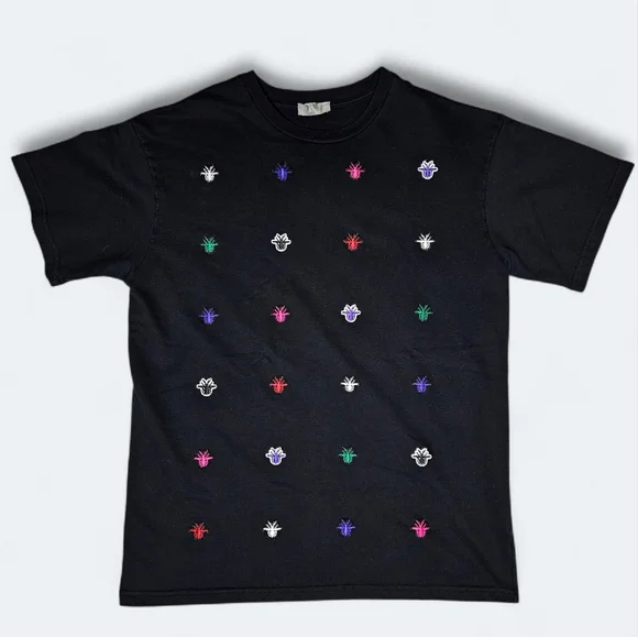 Dior | Embroidered Bee Tee | Multicolor | Sprawling Logo | Hedi Slimane | Mens - Picture 3 of 15